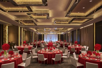 New World Wuhan Hotel - Ballroom Wedding Setup